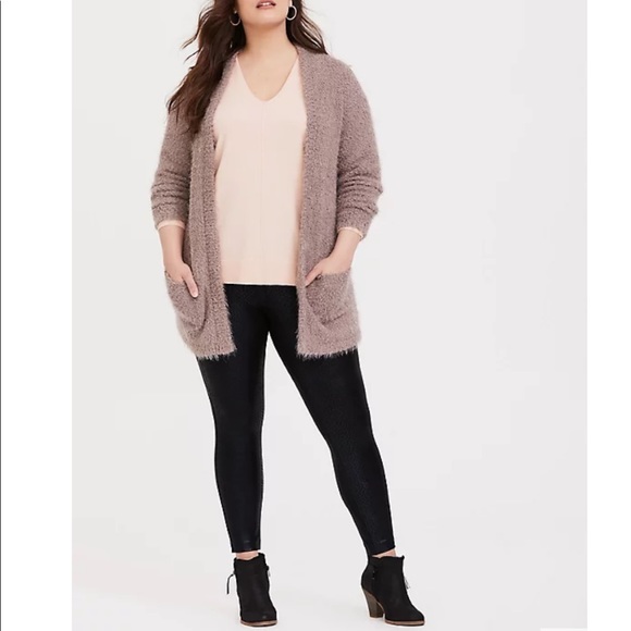 NWT Torrid Black Tonal Snake Pixie / Size 0X - Picture 2 of 9